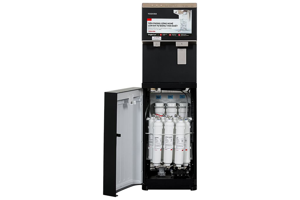 Máy lọc nước RO nóng lạnh và làm đá Toshiba TWP-IW2469SVN(K) 10 lõi Màu Đen