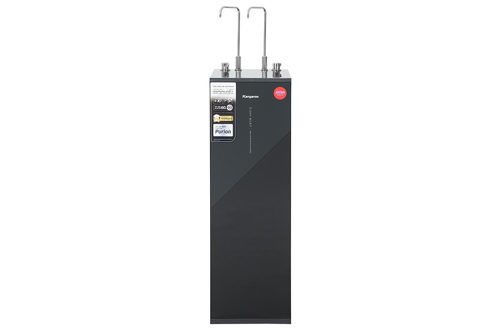 Máy lọc nước RO nóng nguội lạnh Hydrogen Kangaroo KG12S3H3 12 lõi Màu Đen