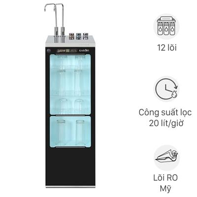 Máy lọc nước RO nóng nguội lạnh Karofi Platinum S6 12 lõi