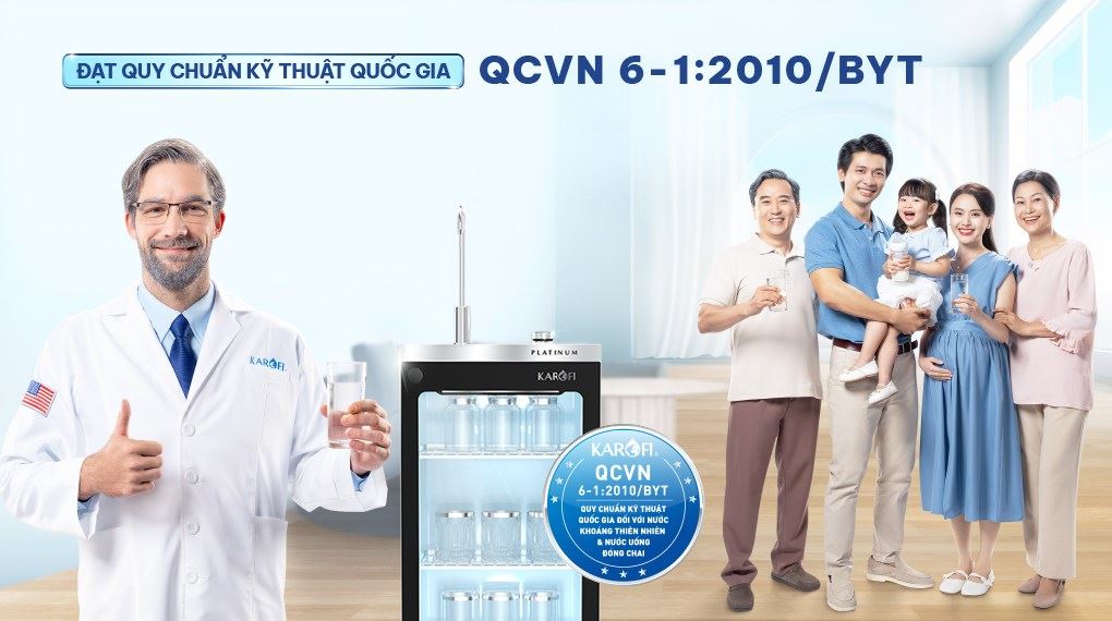 Máy lọc nước RO Karofi Platinum S2 12 lõi - Đạt chuẩn