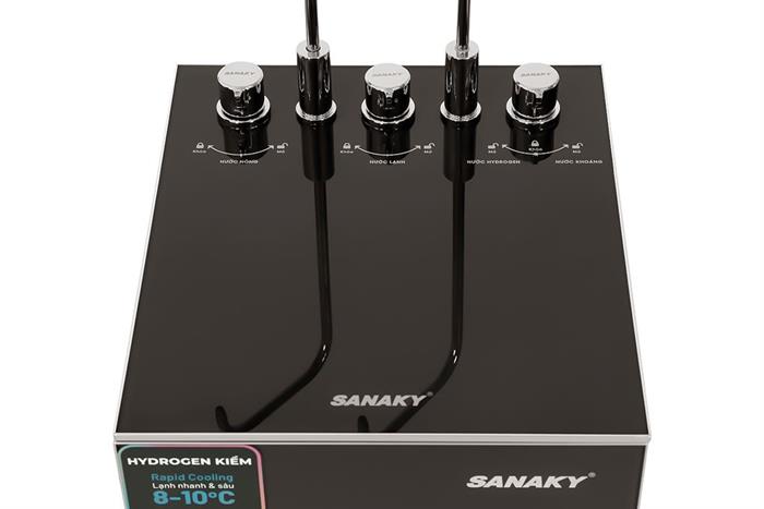 Máy lọc nước RO nóng nguội lạnh Hydrogen Sanaky SNK-TV3HK88 11 lõi Màu Nâu