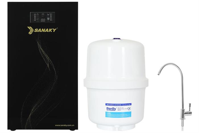Máy lọc nước RO Hydrogen Sanaky SNK-US1H18 10 lõi Màu Đen