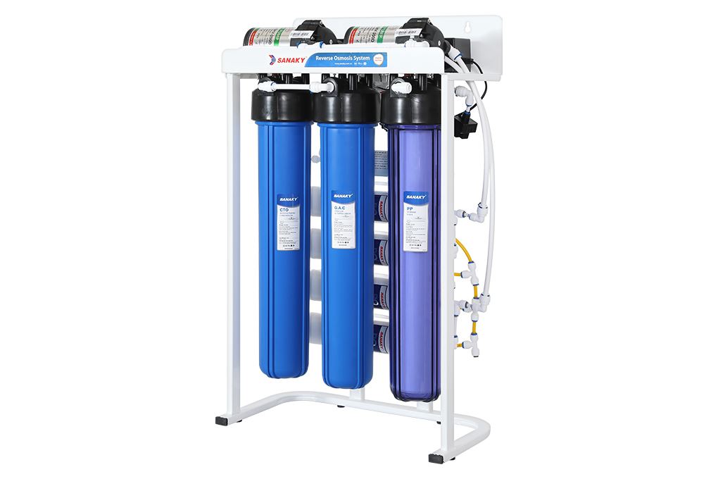 Máy lọc nước RO bán công nghiệp Sanaky SNK-OR22 8 lõi Màu Trắng
