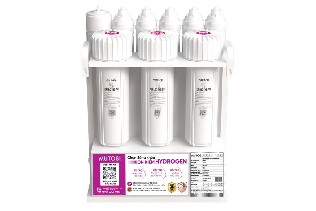 Máy lọc nước RO Hydrogen ion kiềm Mutosi MP-U28H 11 lõi