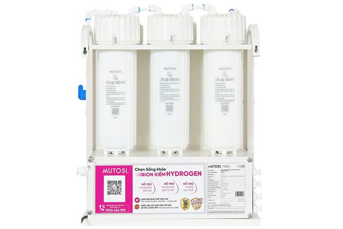 Máy lọc nước RO Hydrogen ion kiềm Mutosi MP-U28H 11 lõi Màu Trắng