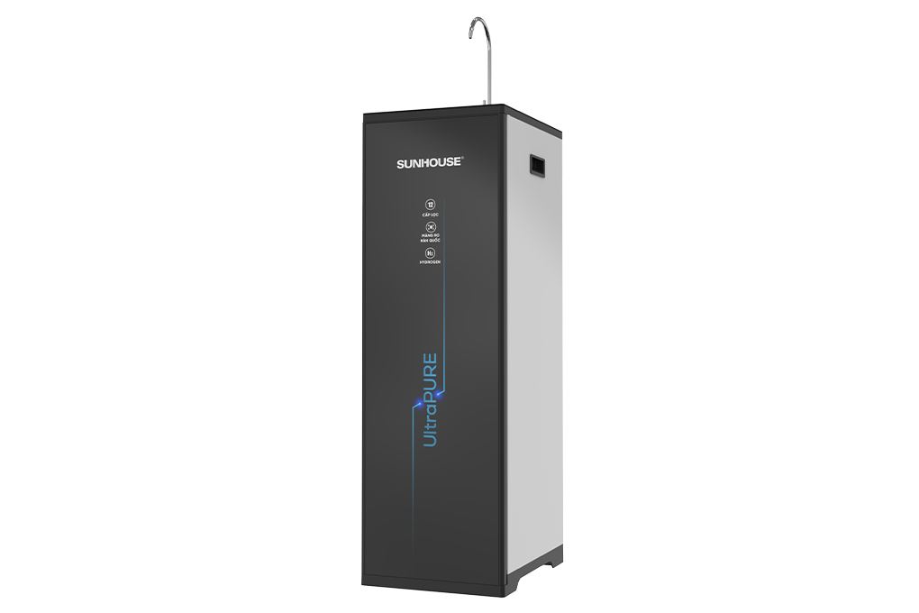 Máy lọc nước RO Hydrogen Sunhouse UltraPure SHA8896L 12 lõi Màu Trắng/Đen