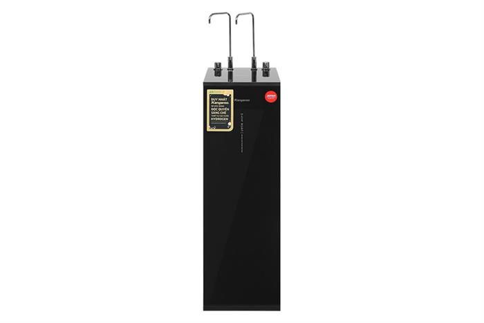 Máy lọc nước RO nóng nguội lạnh Hydrogen Kangaroo KG12S2H4 12 lõi Màu Đen