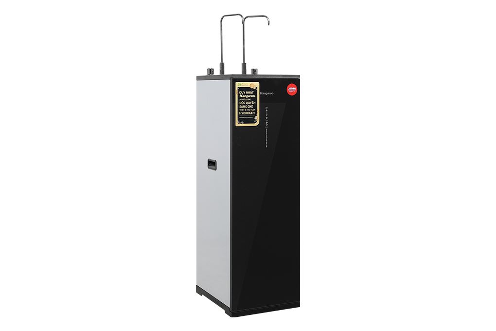 Máy lọc nước RO nóng nguội lạnh Hydrogen Kangaroo KG12S2H4 12 lõi Màu Đen