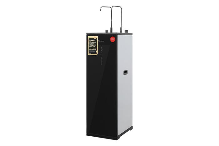 Máy lọc nước RO nóng nguội lạnh Hydrogen Kangaroo KG12S2H4 12 lõi Màu Đen