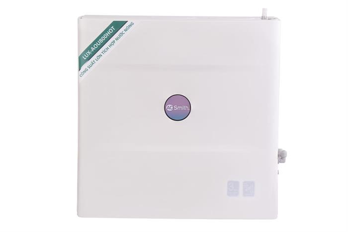 Máy lọc nước RO nóng nguội AOSmith LUX-AOU800HOT 2 lõi Màu Trắng/Đen