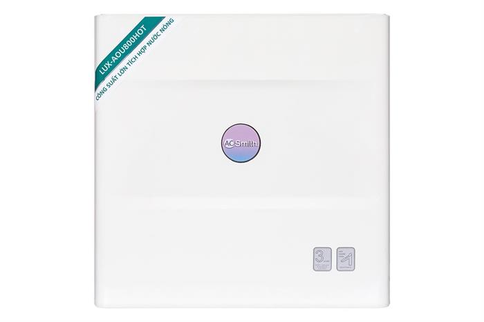 Máy lọc nước RO nóng nguội AOSmith LUX-AOU800HOT 2 lõi Màu Trắng/Đen