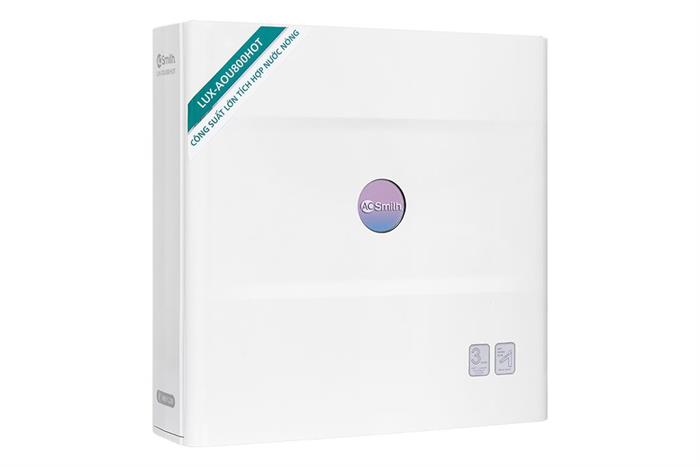 Máy lọc nước RO nóng nguội AOSmith LUX-AOU800HOT 2 lõi Màu Trắng/Đen