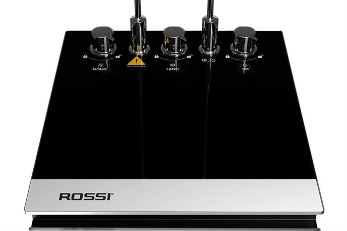 Máy lọc nước RO nóng nguội lạnh Hydrogen Rossi RA-X96D 12 lõi Màu Trắng/Đen
