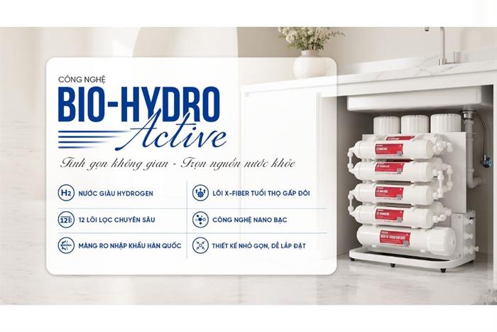 Máy lọc nước RO Hydrogen Rossi RS-25U 12 lõi