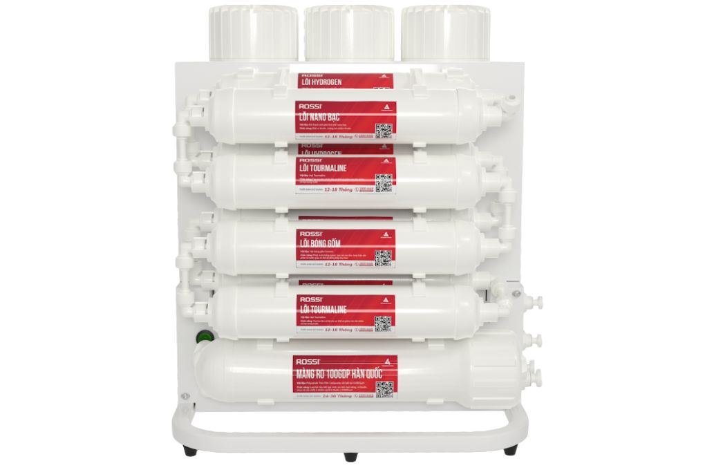 Máy lọc nước RO Hydrogen Rossi RS-25U 12 lõi Màu Trắng