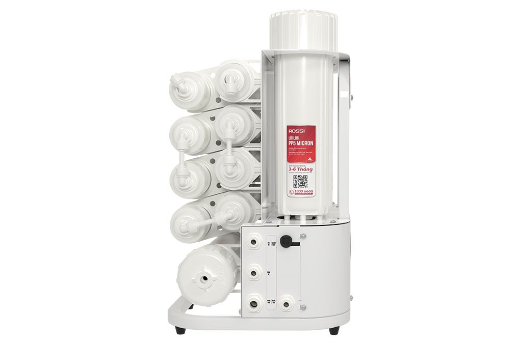Máy lọc nước RO Hydrogen Rossi RS-25U 12 lõi Màu Trắng