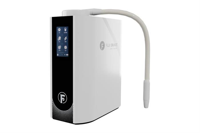 Máy lọc nước điện giải ion kiềm Fuji Smart Petto 99 9 tấm điện cực Màu Trắng - Đen