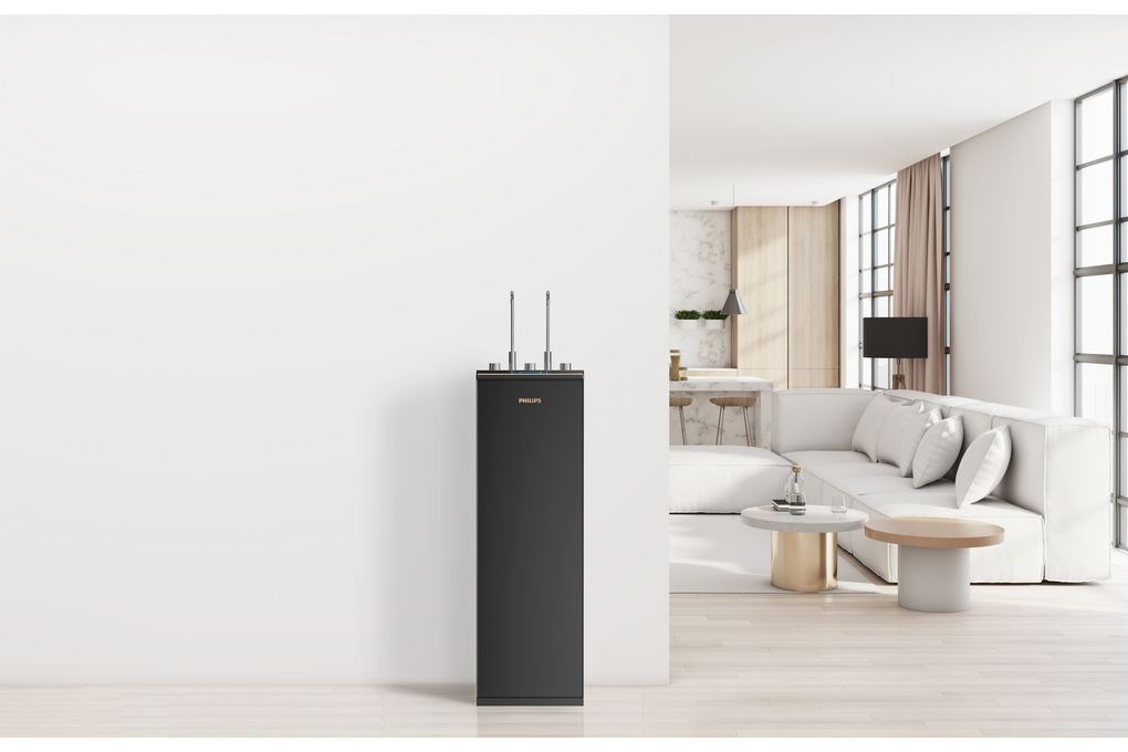 Máy lọc nước RO nóng nguội lạnh Philips ADD8913/74 10 lõi Màu Đen