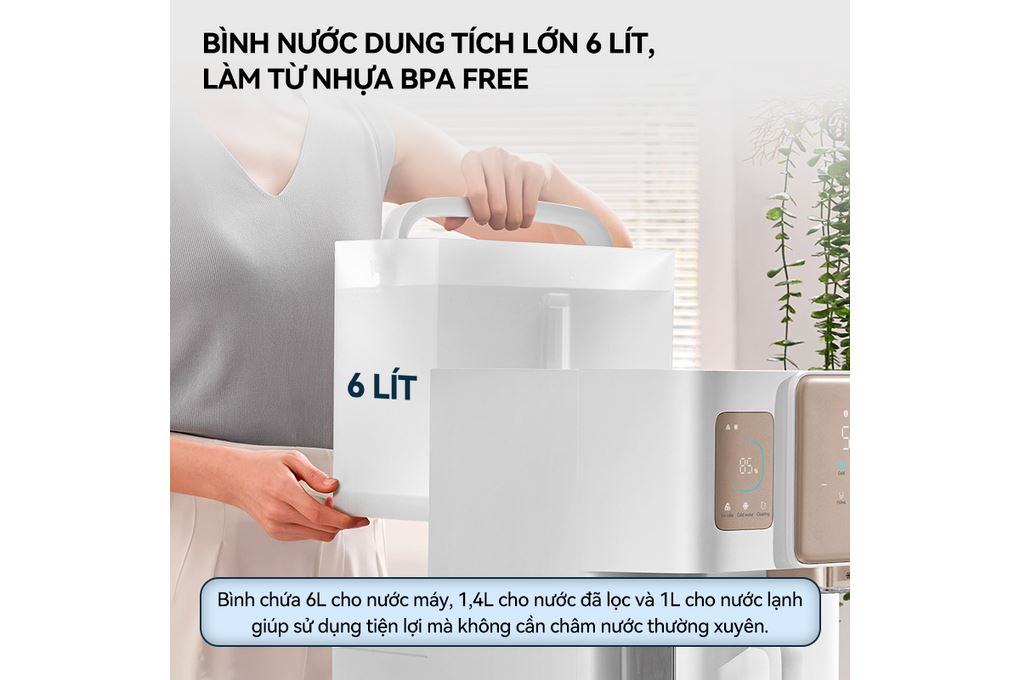 Máy lọc nước RO nóng nguội lạnh Philips ADD6922CG/97 1 lõi Màu Trắng