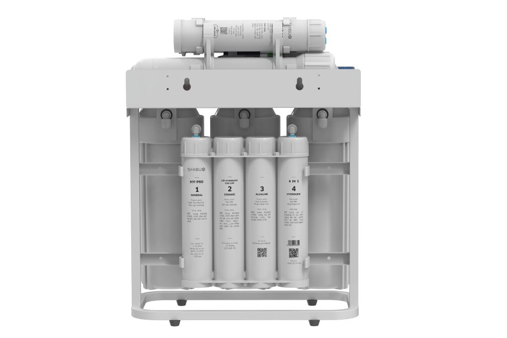 Máy lọc nước RO âm tủ Shibu SB35 11 lõi Màu Đen