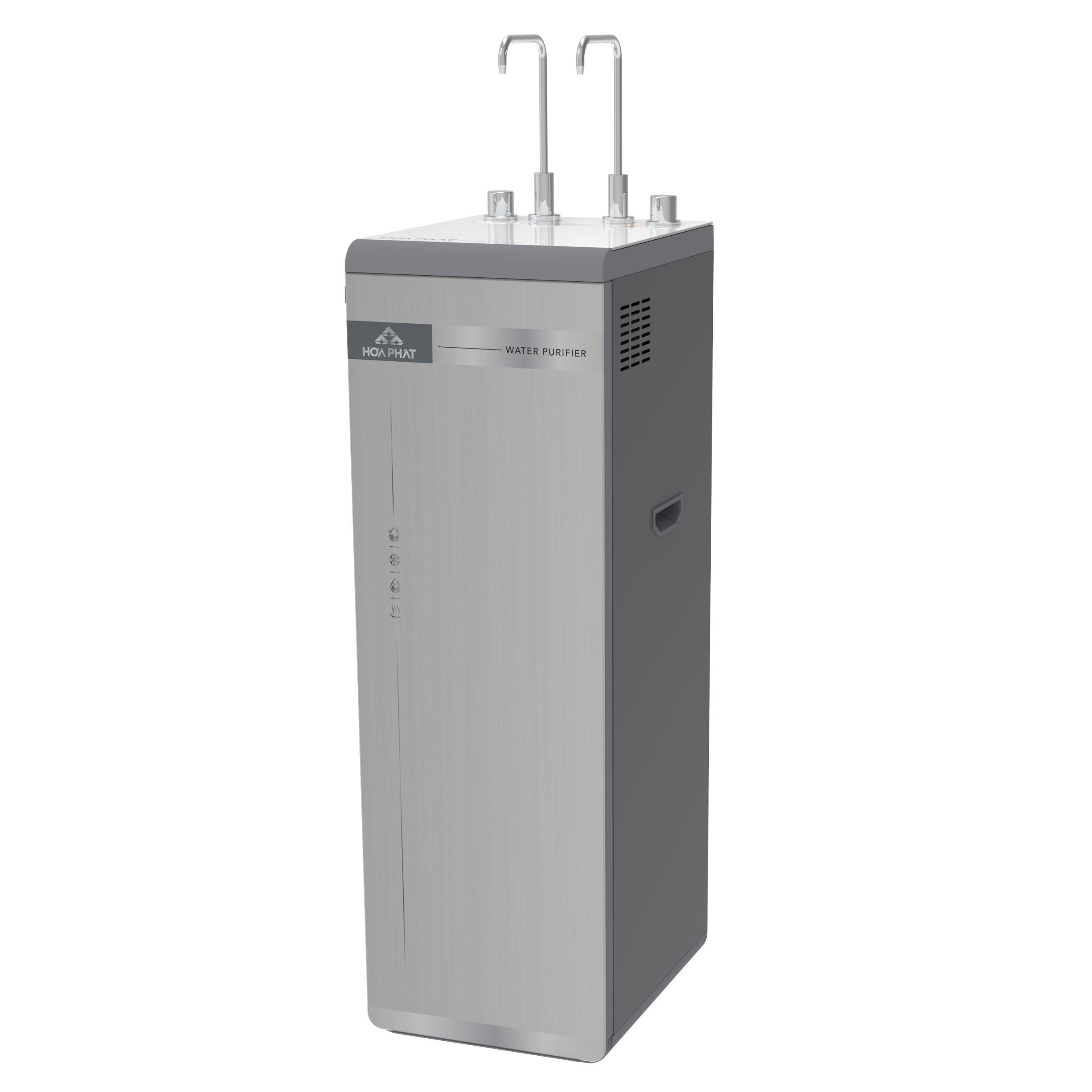 Máy lọc nước RO nóng nguội lạnh Hydrogen Hòa Phát HPN695 13 lõi Màu Trắng - Xám