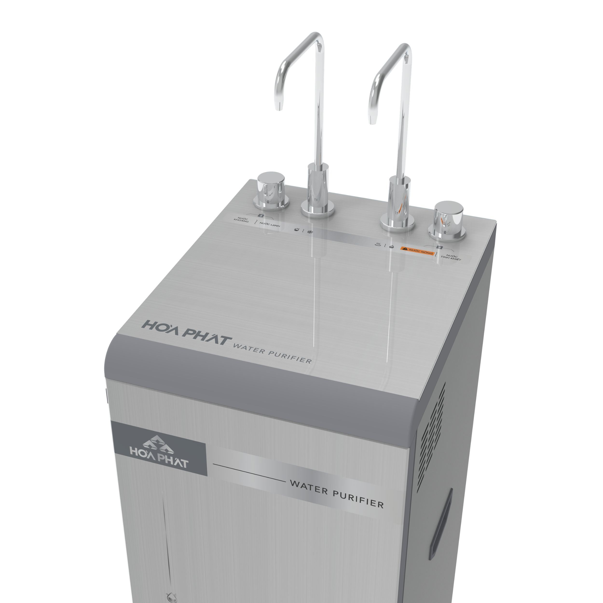 Máy lọc nước RO nóng nguội lạnh Hydrogen Hòa Phát HPN695 13 lõi Màu Trắng - Xám