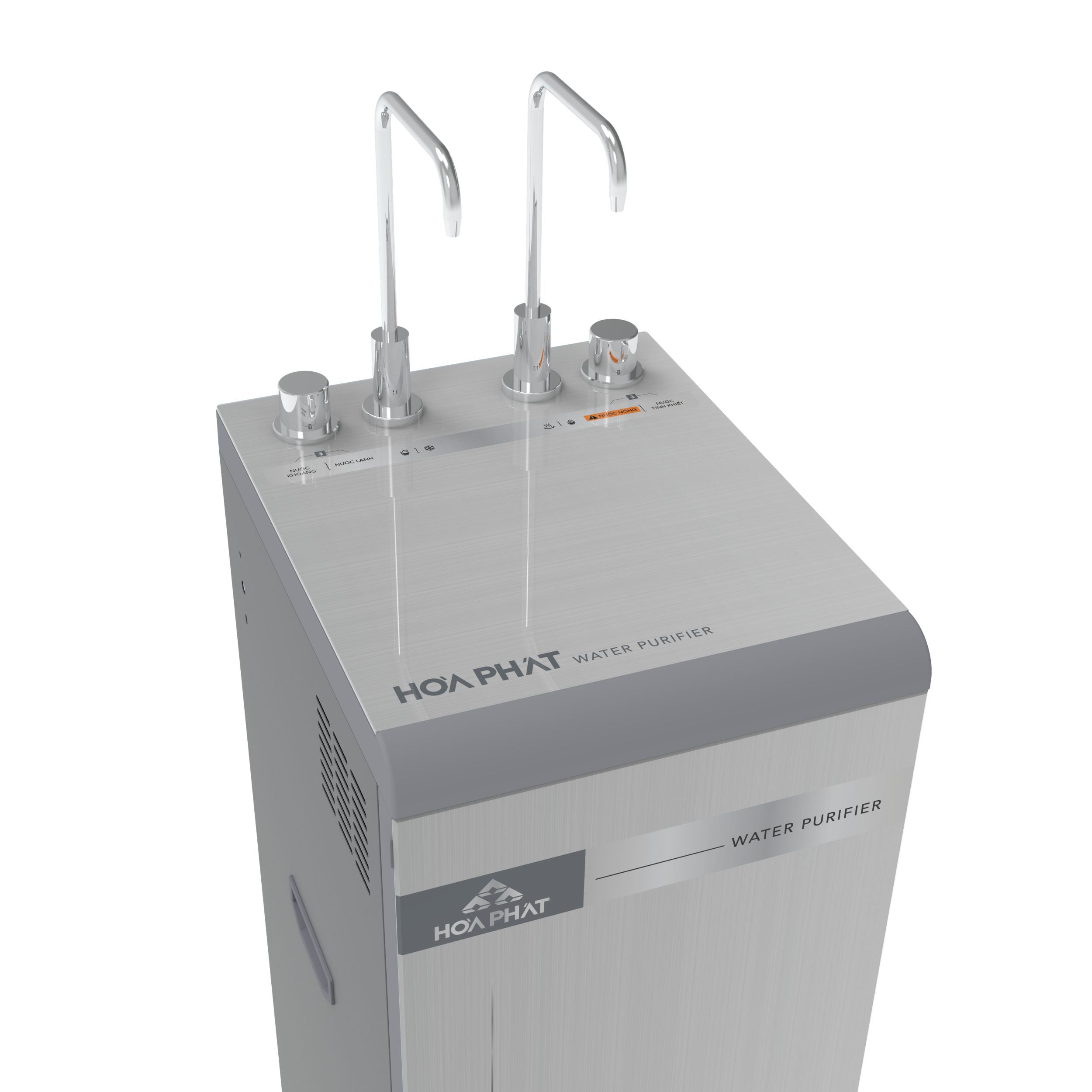 Máy lọc nước RO nóng nguội lạnh Hydrogen Hòa Phát HPN695 13 lõi Màu Trắng - Xám