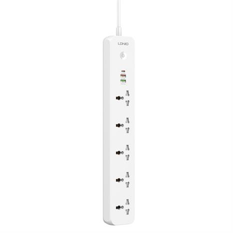 Ổ cắm điện Ldnio 5 lỗ 3 USB 2m SC5319