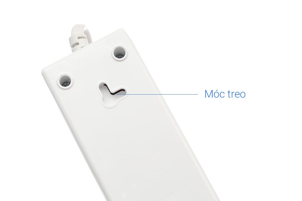 Ổ cắm điện Điện Quang 4 lỗ 5m ECO ESK 5WR 42 Màu Trắng - Đỏ