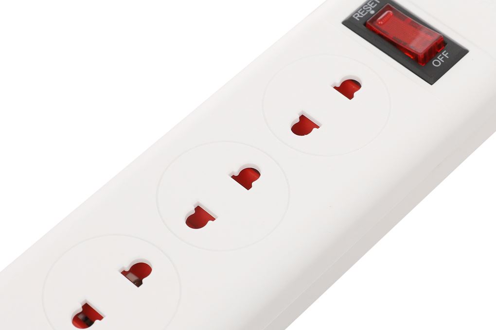 Ổ cắm điện Điện Quang 4 lỗ 2m ESK 4W Màu Trắng