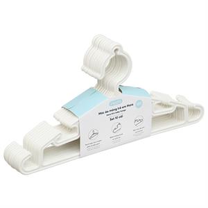 Bộ 10 móc quần áo trẻ em nhựa Inochi Hara 185 HIN.MOBE.0185