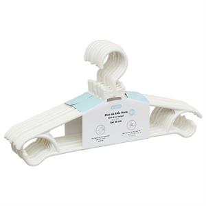 Bộ 10 móc quần áo nhựa Inochi Hara 183 HIN.MOBE.0183