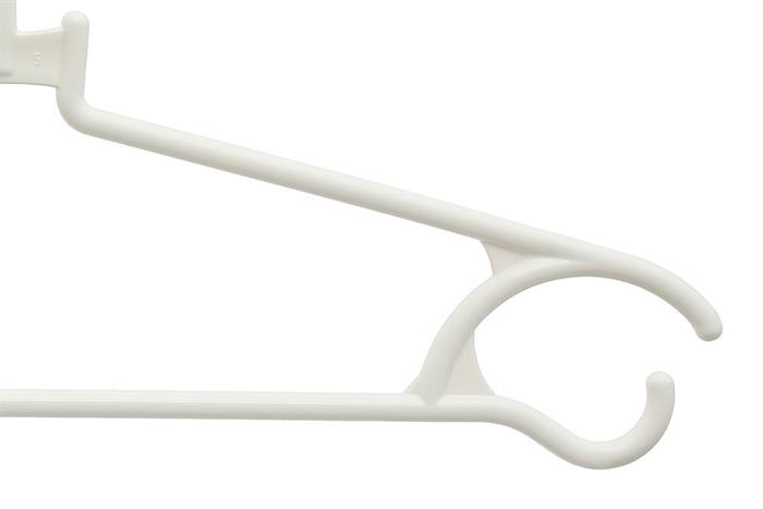 Bộ 10 móc quần áo nhựa Inochi Hara 183 HIN.MOBE.0183 Màu Trắng