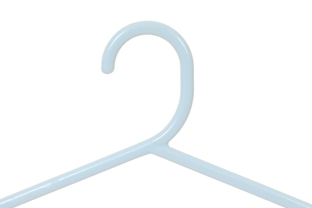 Bộ 10 móc quần áo nhựa Inochi Hara 184 HIN.MOMO.0184 Màu Xanh