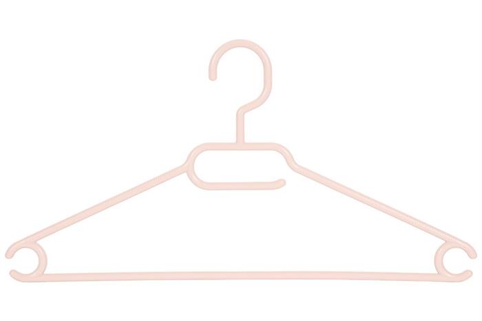 Bộ 10 móc quần áo nhựa Inochi Hara 186 HIN.MOCT.0186 Màu Hồng