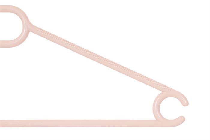 Bộ 10 móc quần áo nhựa Inochi Hara 186 HIN.MOCT.0186 Màu Hồng