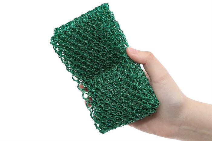 Bộ 3 miếng rửa chén dạng lưới Samran NS-XL3 Màu Xanh - Xám