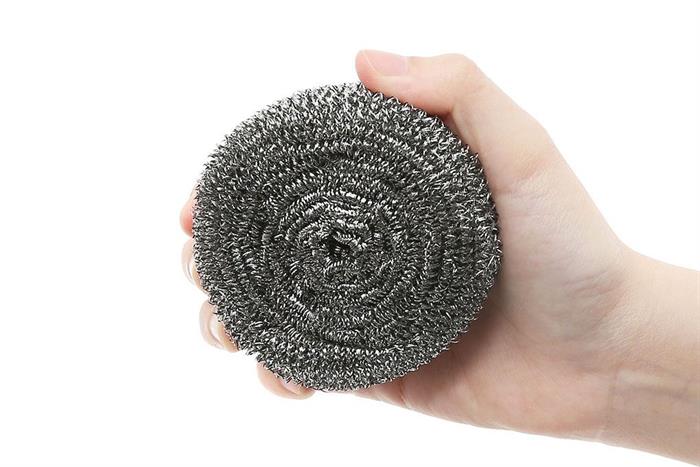 Bộ 6 miếng chùi nồi sợi inox Samran IN-2ST Màu Inox