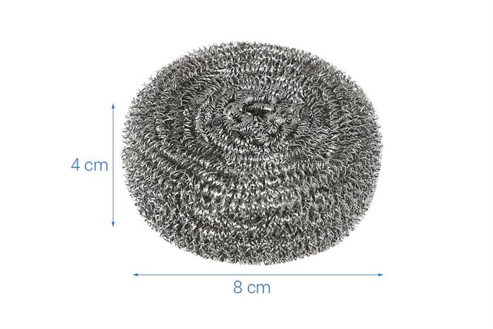 Bộ 6 miếng chùi nồi sợi inox Samran IN-2ST Màu Inox