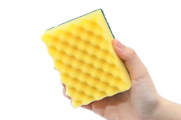 Bộ 4 miếng rửa chén mouse 2 lớp Samran SA-4 Màu Xanh