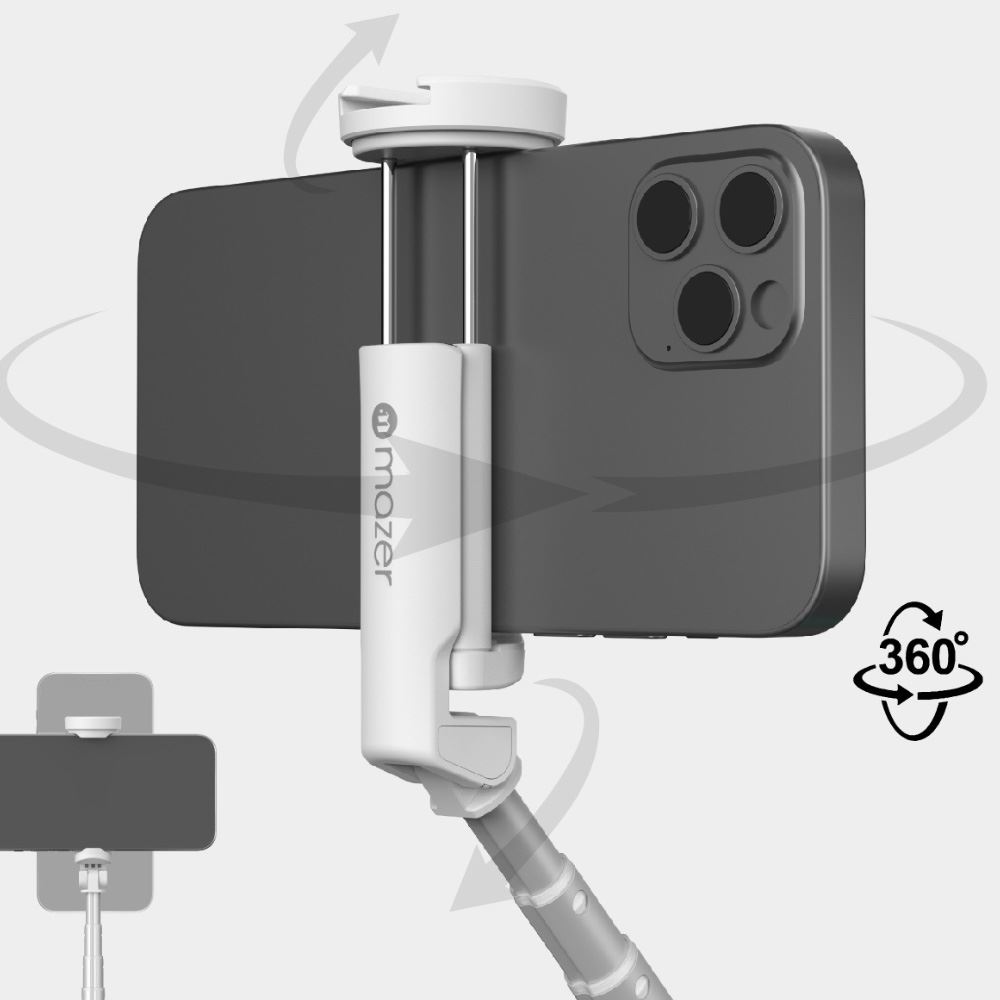 Gậy chụp ảnh Bluetooth Mazer M-S11L-WH Màu Trắng