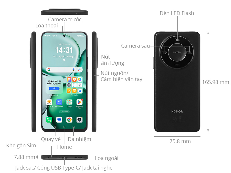HONOR X9c Smart 5G 12GB/256GB