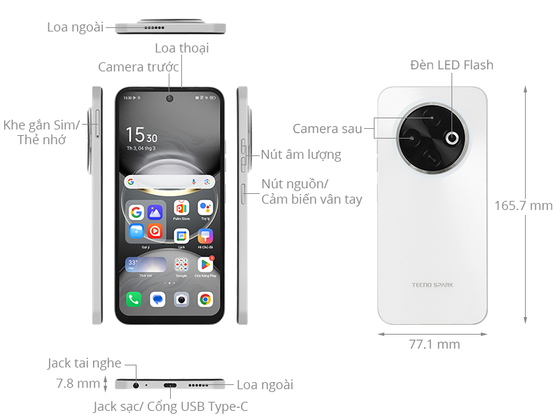 Tecno Spark 30C 6GB/128GB