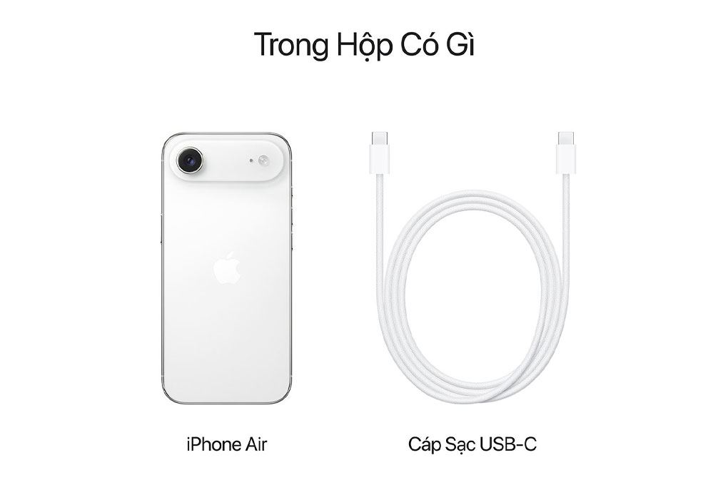 Điện thoại iPhone Air 256GB Màu Trắng Mây