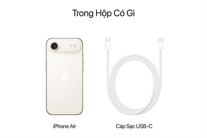 Điện thoại iPhone Air 256GB Màu Vàng Nhạt