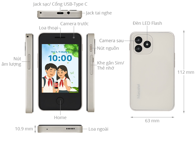 định vị trẻ em Masstel Alfa 5