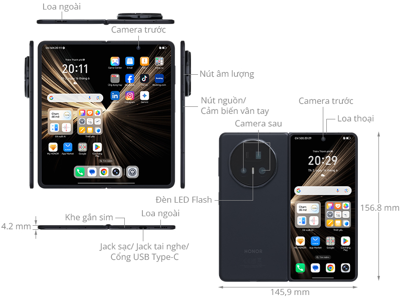 HONOR Magic V5 5G 16GB/512GB