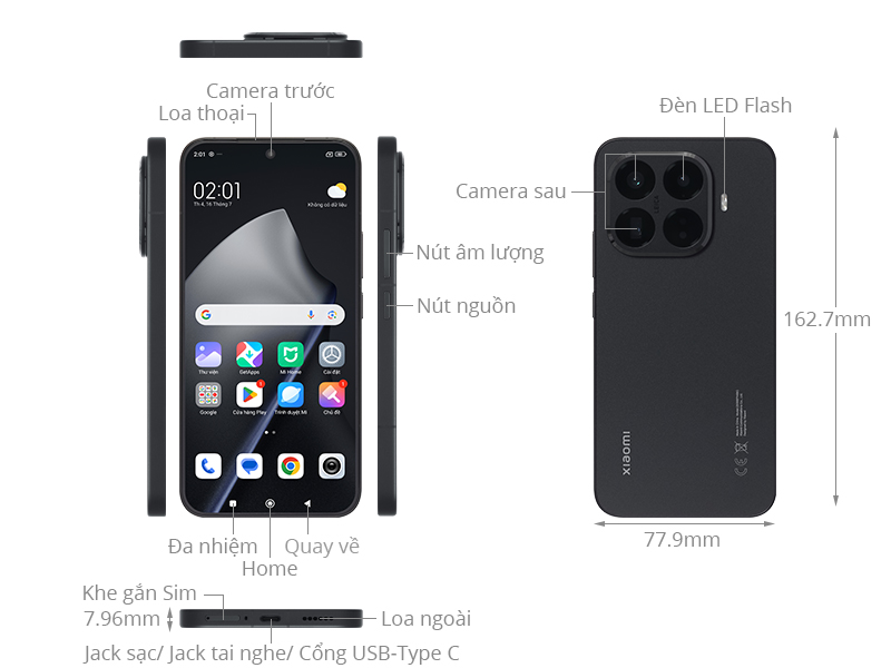 Xiaomi 15T Pro 5G 12GB/512GB Đen