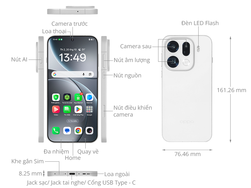 OPPO Find X9 Pro 5G 16GB/512GB