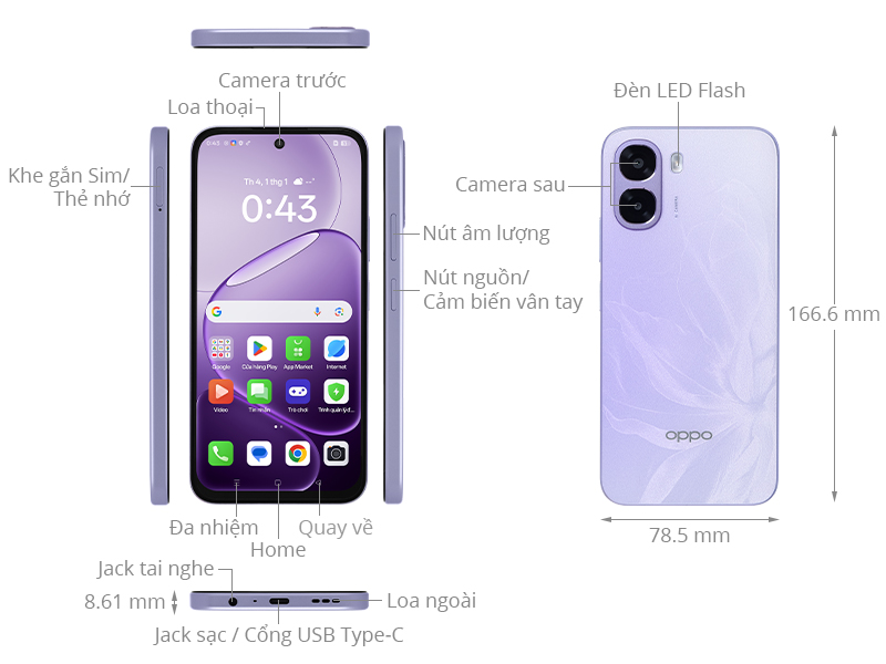 OPPO A6x 4GB/128GB